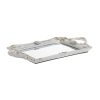 INART ΔΙΣΚΟΣ POLYRESIN ME ΚΑΘΡΕΠΤΗ ΑΝΤΙΚΕ ΛΕΥΚΟΣ 38X23X5 Λευκό-Ιβουάρ    Πολυρεζίνη 3-70-634-0019