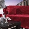 Beauty Home Ριχτάρι Τριθέσιο Swank 180x300 Art 8114 Τριθέσιο Κόκκινο