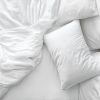 Beauty Home Σεντόνι Ξενοδοχείου King size Lucid Art Ε1037 Percale CVC 80%Cot-20%Pol 300x290 Λευκό