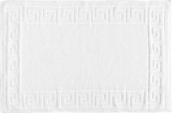 Beauty Home Ταπέτο μπάνιου Neron Art 3018 μαίανδρος 50x75 Λευκό