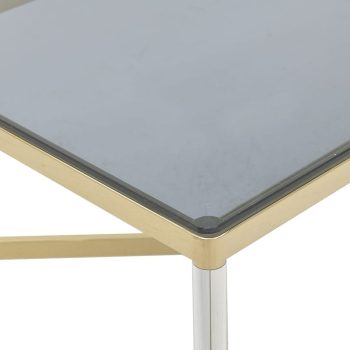 Alternative view of INART ΤΡΑΠΕΖΙ ΣΑΛΟΝΙΟΥ ΜΕΤΑΛ/ΓΥΑΛ. ΧΡΥΣΟ 120Χ60Χ45. 3-50-950-0010