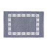 Beauty Home Ταπέτο μπάνιου Round Art Ε3035 νηματοβαφή 50x75 Γκρι-Λευκό