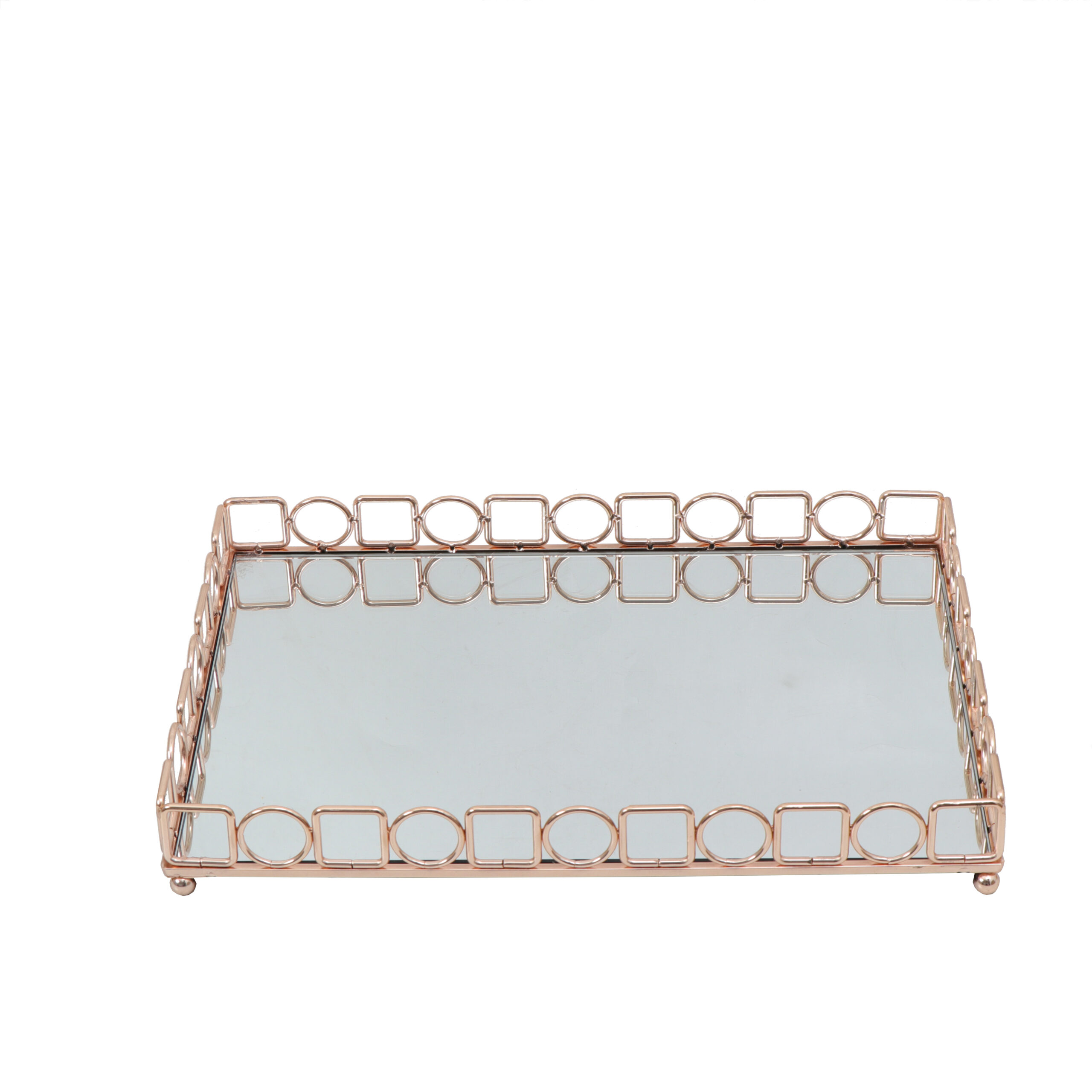 ΔΙΣΚΟΣ ΟΡΘΟΓΩΝ. ΜΕΤΑΛΛΙΚΟΣ ROSE-GOLD ΜΕ ΚΑΘΡΕΦΤΗ 45Χ30Χ5