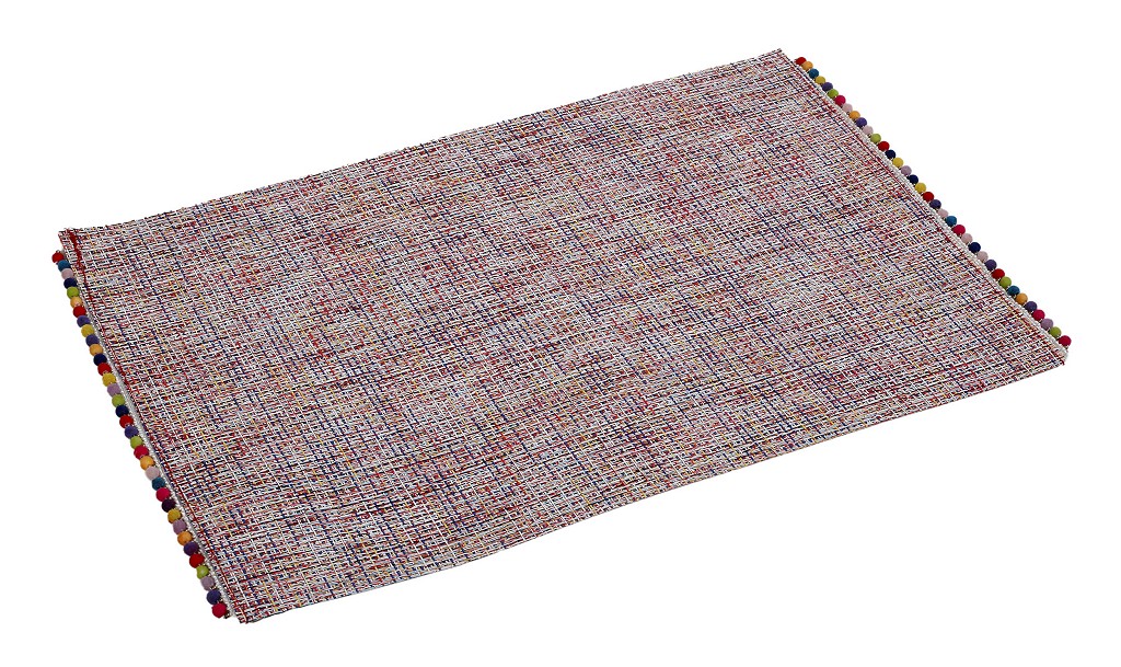 ΣΟΥΠΛΑ ΟΡΘ. ΡΟΖ ΜΕ ΠΟΝ-ΠΟΝ POLYEST./PVC 45χ30ΕΚ PUL403K6 Espiel