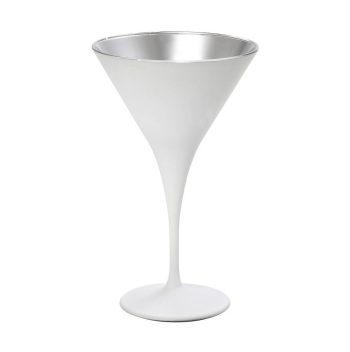 MAYA WHITE SILVER ΠΟΤΗΡΙ MARTINI ''ΚΩΝΙΚΟ'' ΛΕΥΚΟ-ΑΣΗΜΙ MAT 250CC 10