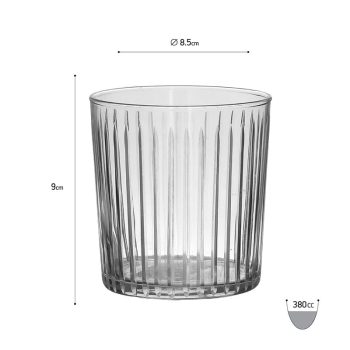 Alternative view of CLICK S/6 ΠΟΤΗΡΙ ΟΥΙΣΚΥ ΔΙΑΦΑΝΟ 380CC Φ8.5X9 6-60-961-0080