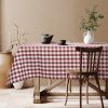 Beauty Home Επαγγελματικό τραπεζομάντηλο Checks Art Ε8494 145x220 Κόκκινο