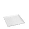 WHITE  ΠΙΑΤΟ ΡΗΧΟ ΤΕΤΡΑΓ. 18ΕΚ WAVY MATTE ΜΕΛΑΜΙΝΗΣ MLW347K72-6 Espiel