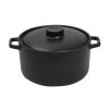 LAVA ΚΑΤΣΑΡΟΛΑ STONEWARE ΜΑΥΡΗ 28χ21χ12ΕΚ. NOL101 Espiel