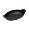 LAVA ΣΑΓΑΝΑΚΙ ΟΒΑΛ STONEWARE ΜΑΥΡΟ 24χ12.8χ5.8ΕΚ. NOL120K4 Espiel