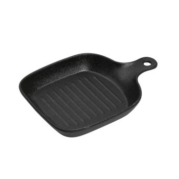 LAVA ΤΗΓΑΝΑΚΙ ΤΕΤΡ. STONEWARE ΜΑΥΡΟ 22χ16χ3ΕΚ. NOL124K2 Espiel
