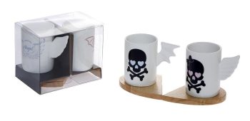 ΕΣΠΡΕΣΣΟ ΣΕΤ2 "SCULL" ΜΕ ΣΟΥΒΕΡ ΜΠΑΜΠΟΥ 90ML DEV106 Espiel