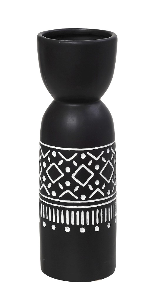 BAZO ΚΕΡΑΜΙΚ. ΜΑΥΡΟ TRIBAL 15Χ15Χ48ΕΚ. CER2305 Espiel