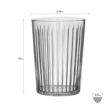 Alternative view of CLICK S/6 ΠΟΤΗΡΙ ΝΕΡΟΥ ΔΙΑΦΑΝΟ 510CC Φ9Χ12 6-60-961-0081