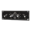 ΚΡΕΜΑΣΤΡΑ ΞΥΛ. 4 ΘΕΣΕΩΝ ΜΑΥΡΗ ΜΕ ΛΕΥΚΟ ΣΧΕΔ. 53ΕΚ