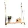Ραφιέρα τοίχου Malbo pakoworld χρώμα φυσικό 39x12x43εκ 120-000181