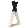 Ραφιέρα τοίχου Hemla pakoworld φυσικό-μαύρο 23x6x40εκ 120-000309