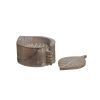 INART S/6 ΣΟΥΒΕΡ ΞΥΛΙΝΟ ΑΝΤΙΚΕ NATURAL/ΛΕΥΚΟ 14Χ10Χ5 Φυσικό μπεζ