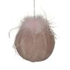 INART S/6 ΜΠΑΛΑ XMAS ΓΥΑΛΙΝΗ ΡΟΖ Φ10Χ10 Ροζ-Μωβ Γυαλί 2-70-603-0134