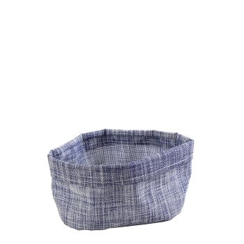 ΨΩΜΙΕΡΑ ΟΒΑΛ ΜΠΛΕ PVC/POLYEST. 20Χ14Χ10