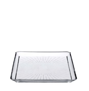MADLEN SQUARE PLATE CRYSTALINE 20CM P/456 GB1.OB6. SP68683G1 Espiel