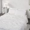 Beauty Home Σετ παπλωματοθήκη υπέρδιπλη Hilton Art 11151 230x250 Λευκό