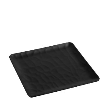 BLACK  ΠΙΑΤΟ ΡΗΧΟ ΤΕΤΡΑΓ. 22ΕΚ WAVY MATTE ΜΕΛΑΜΙΝΗΣ MLB348K48-6 Espiel