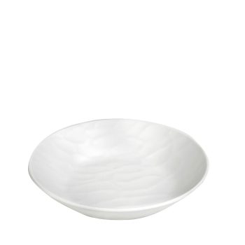 WHITE ΠΙΑΤΟ ΒΑΘΥ ΣΤΡΟΓΓ. 19ΕΚ WAVY MATTE ΜΕΛΑΜΙΝΗΣ MLW393K72-6 Espiel