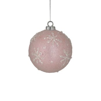INART S/6 ΜΠΑΛΑ XMAS PL ΡΟΖ Φ8Χ8 Ροζ-Μωβ    Πλαστικό 2-70-675-0676