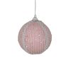 INART S/6 ΜΠΑΛΑ XMAS POLYFOAM ΡΟΖ/ΑΣΗΜΙ Φ8Χ8 Ροζ-Μωβ