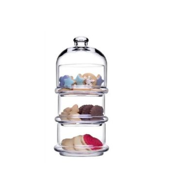 VILLA PATISSERIE BOWL W/DOME 690ML H:21