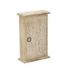 INART ΚΛΕΙΔΟΘΗΚΗ ΞΥΛΙΝΗ NATURAL 28X18X7 Κρέμα Inox Μάνγκο