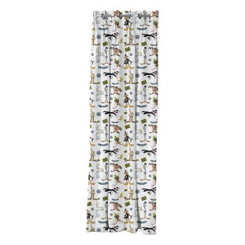Beauty Home Κουρτίνα με 8 μεταλλικούς κρίκουςArt 6188 Looney Tunes 180x250 Εμπριμέ