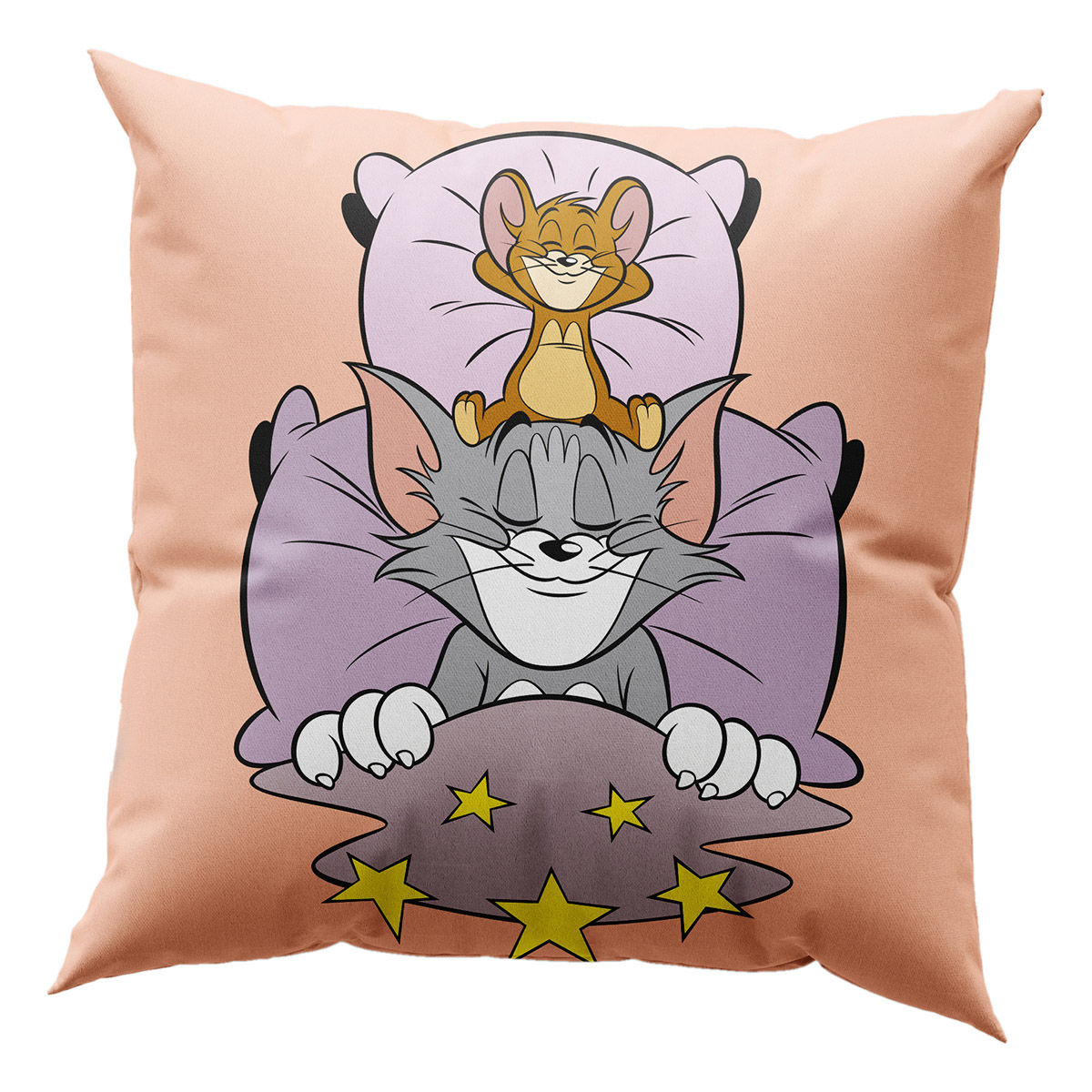 Beauty Home Μαξιλάρι με γέμιση Art 6194 Tom and Jerry 40x40 Εμπριμέ