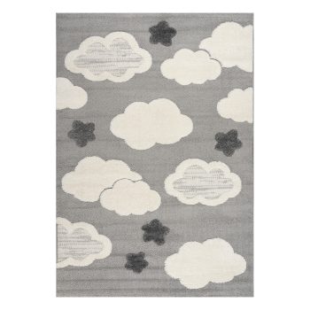 Beauty Home Χαλί Loop Art 9558 133x190 Grey White Γκρι Λευκό