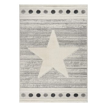 Beauty Home Χαλί Loop Art 9559 133x190 Grey Grey White Γκρι Λευκό