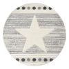 Beauty Home Ροτόντα Loop 133x133 Art 9559 Grey White Γκρι Λευκό