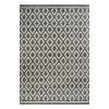 Beauty Home Πατάκι Vibe Art 9576 67x150 Grey White Γκρι Λευκό