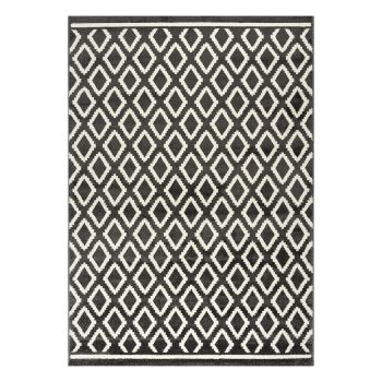 Χαλί Vibe Art 9577 Stone White Ανθρακί Λευκό 200x250  Beauty Home