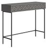 Κονσόλα Elettra pakoworld ανθρακί-μαύρο 110x35.5x90εκ 119-001115