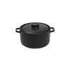 LAVA ΚΑΤΣΑΡΟΛΑΚΙ STONEWARE ΜΑΥΡΟ 13.5χ10χ6ΕΚ. NOL106K4 Espiel