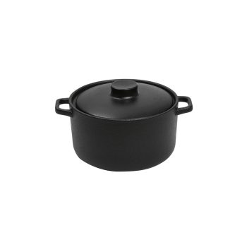 LAVA ΚΑΤΣΑΡΟΛΑΚΙ STONEWARE ΜΑΥΡΟ 13.5χ10χ6ΕΚ. NOL106K4 Espiel