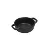 LAVA ΣΑΓΑΝΑΚΙ ΣΤΡΟΓΓ. STONEWARE ΜΑΥΡΟ 11.5χ9χ3ΕΚ. NOL112K6 Espiel