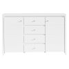 Μπουφές Fansi pakoworld λευκό 143.5x40.5x92εκ 195-000015