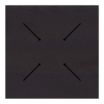 Alternative view of Επιφάνεια τραπεζιού Portico  HPL wenge 69x69εκ πάχους 12mm