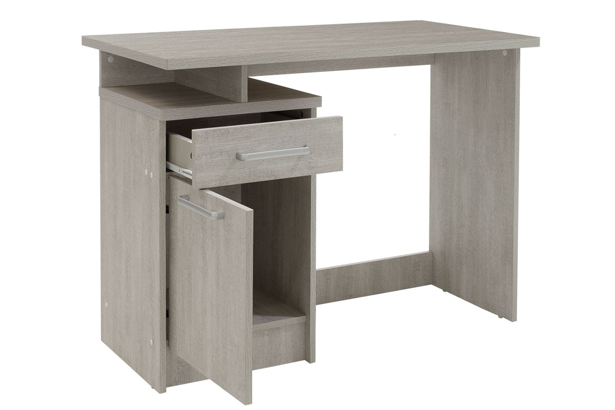 Γραφείο εργασίας Looney χρώμα white wash 100x55x75εκ - Image 3