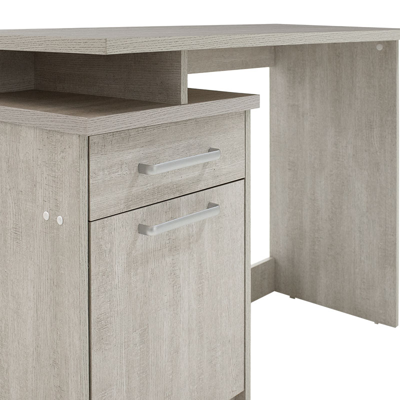 Γραφείο εργασίας Looney χρώμα white wash 100x55x75εκ - Image 5