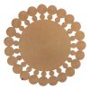Beauty Home Ροτόντα από Γιούτα 150x150 Natural Jute Art 9137 Μπέζ