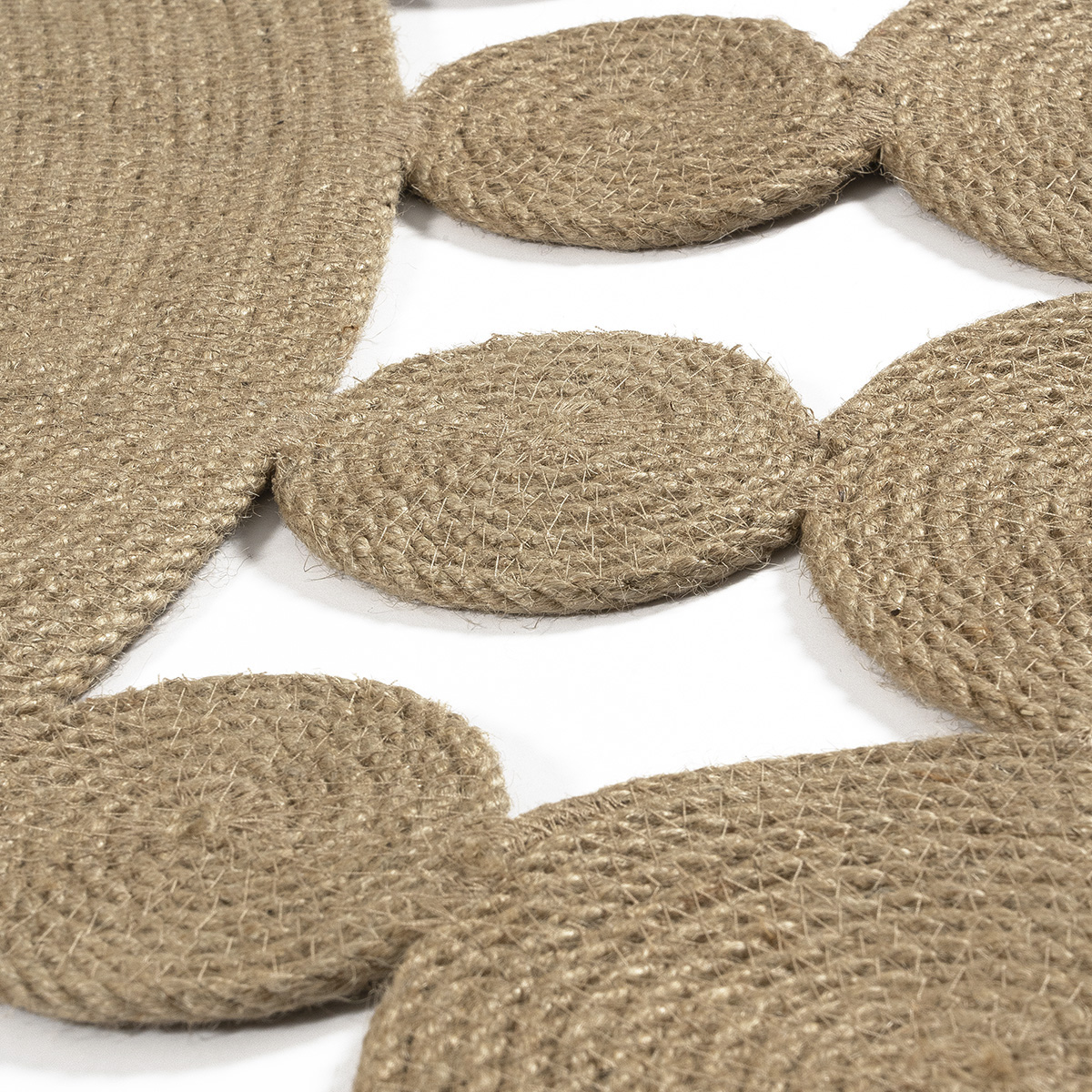 Ροτόντα από Γιούτα 150x150 Natural Jute Art 9137 Μπέζ - Image 3