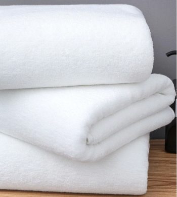 Beauty Home Πετσέτα Μπάνιου Ξενοδοχείου Crystal 600gsm Art Ε3013 100% Cotton 80x150 Λευκό